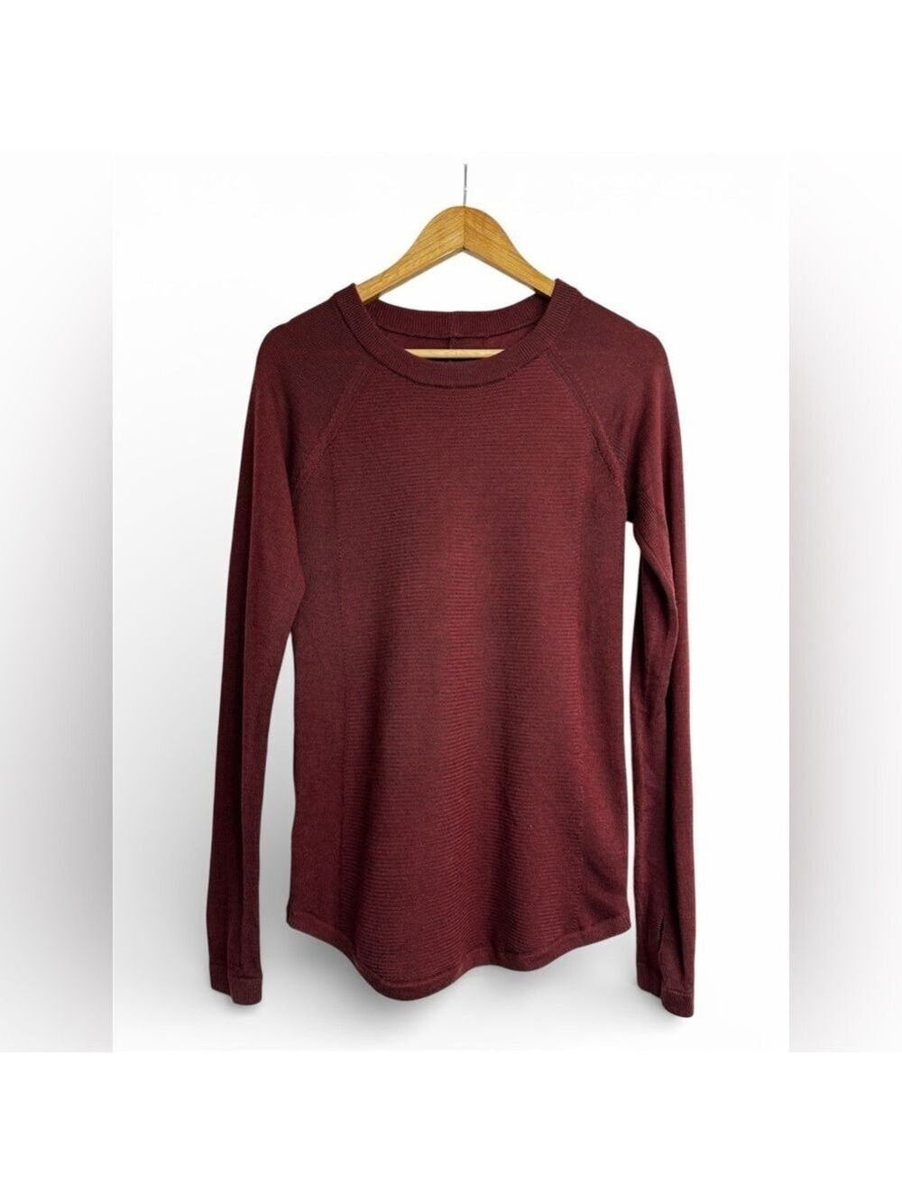 Lululemon Sit In Lotus Merino Wool Sweater Red Small